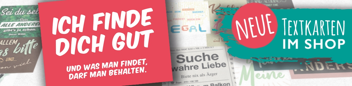 Neue Textkarten Neue Textkarten
