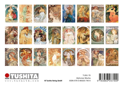 Postkartenbuch – Alphonse Mucha