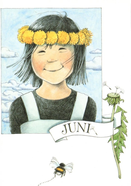 Postkarte – Linnea im Juni