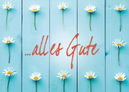 Postkarte – alles Gute