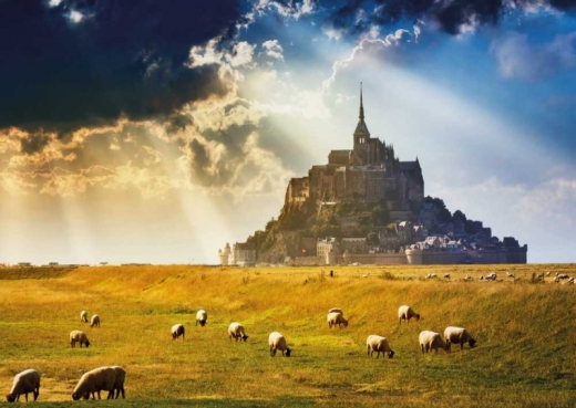 Postkarte - Le Mont-Saint-Michel