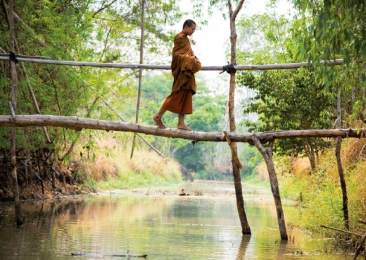 Postkarte – Mindful Monk