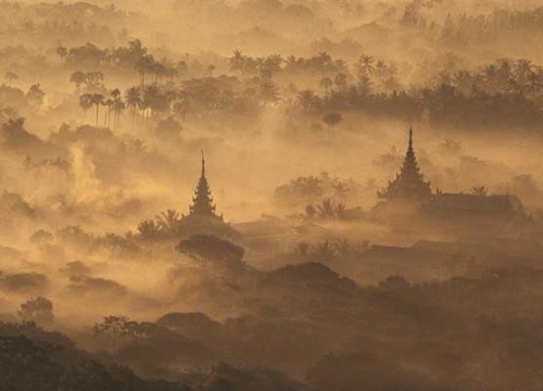 Postkarte – Mandalay Sunrise I