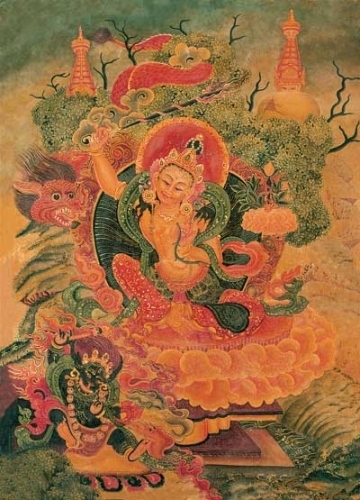 Postkarte – Manjushri (Weisheit)