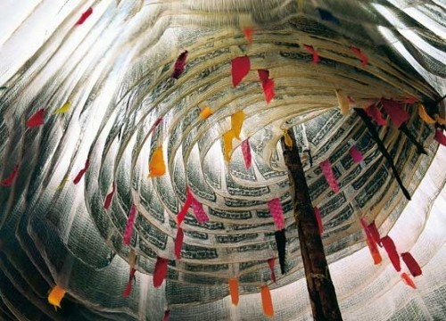 Spiral Prayer Flags, Tibet