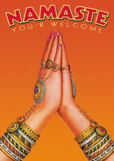 Postkarte – Namaste, Youre Welcome