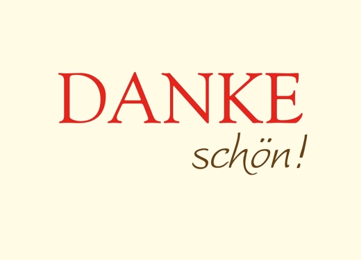 Danke schön!