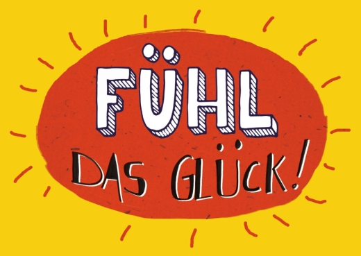 Postkarte – Fühl das Glück