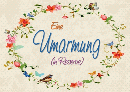 Postkarte – Eine Umarmung in Reserve