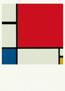 Piet Mondrian, Composition with Red, Blue, Yellow