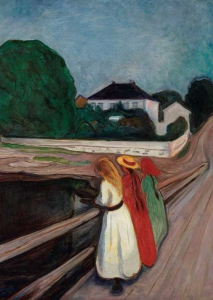 Edvard Munch - Girls on the Bridge