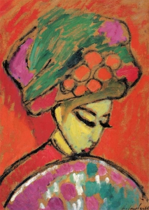 Alexej von Jawlensky - Young Girl in a Flowered Hat