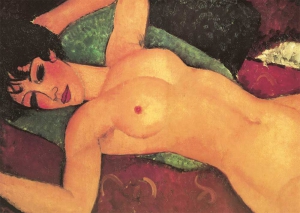 A. Modigliani - Liegender Akt mit geffneten Armen