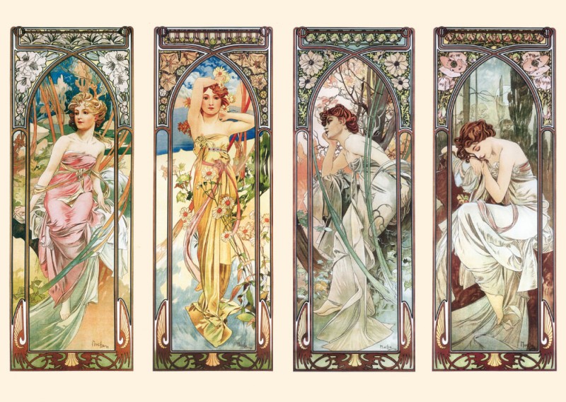 A.M. Mucha - The times of the day