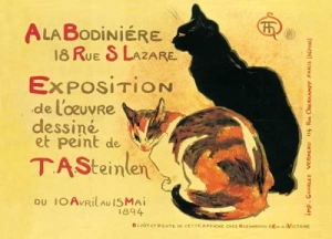 Thophile Alexandre Steinlen - Exposition, Art Nouveau poster