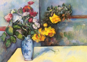 Paul Czanne - Still Life, Flowers in a Vase