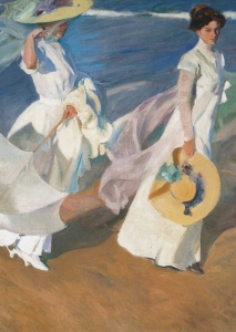 Joaquin Sorolla - Sparziergang am Strand