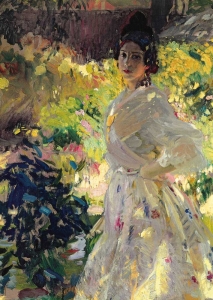 Joaquin Sorolla - Maria dressed...