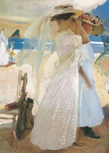 Joaquin Sorolla - Under the awning