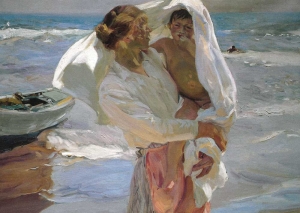 Joaquin Sorolla - After Bathing 