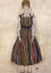 Egon Schiele - Portrt der Edith Schiele