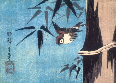 Hokusai - Plum Blossom and the Moon