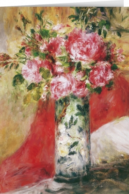 Auguste Renoir - Roses in a Vase (1876)