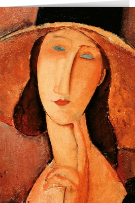 Amedeo Modigliani - Portrait of Jeanne Hbuterne