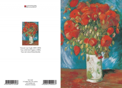 Vincent van Gogh - Vase with Red Poppies (1886)