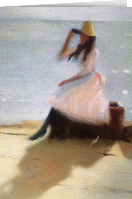 Philip Wilson Steer - Young Woman on the Beach (1888)