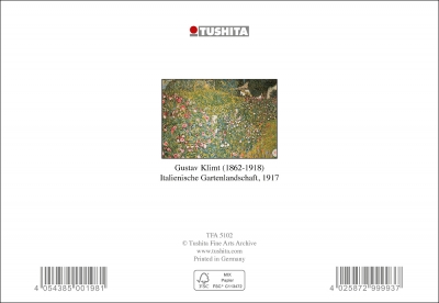 Gustav Klimt - Italienische Gartenlandschaft (1917)