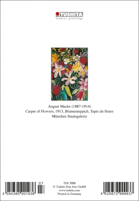 August Macke - Carpet of Flowers (1913)