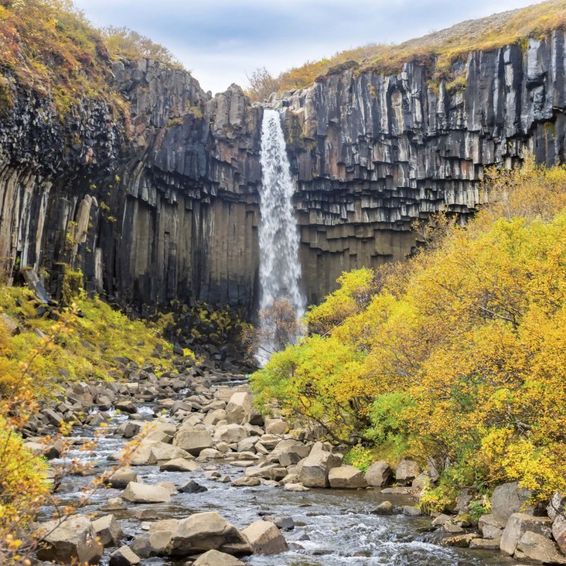 Water falls