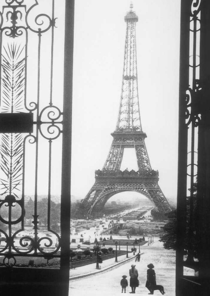 Postkarte - Historic Eiffel Tower