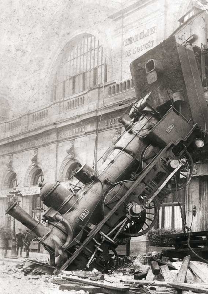 Postkarte - Gare du Nord 1895