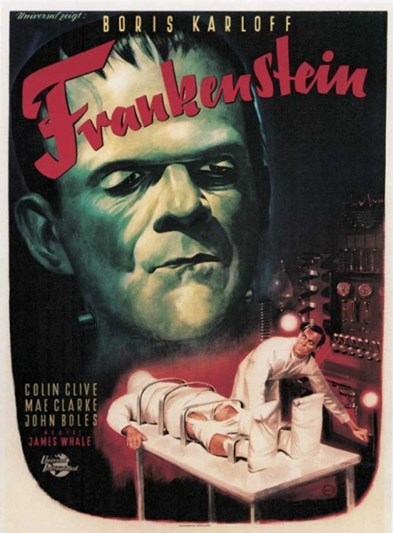 Postkarte - Frankenstein