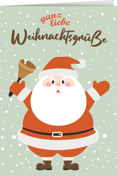 Klappkarte - ganz liebe Weihnachtsgrüße