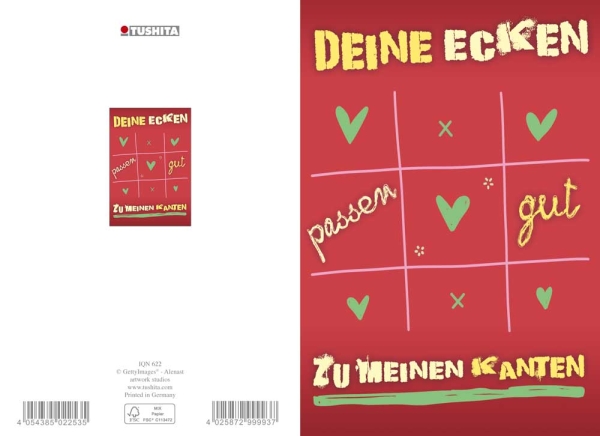 Klappkarte - Deine Ecken…