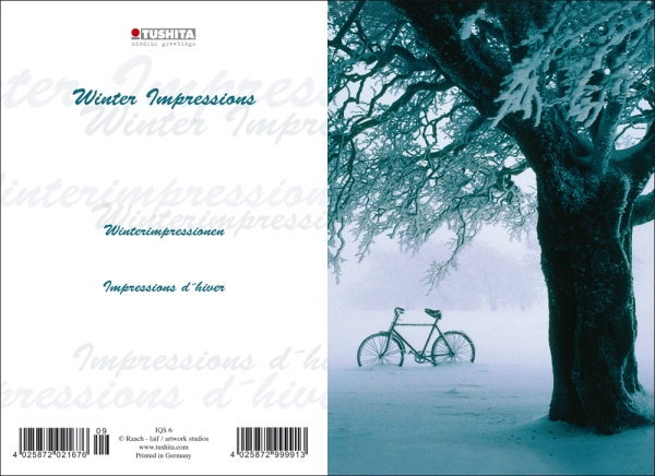 Klappkarte mit Veredelung – winter impressions