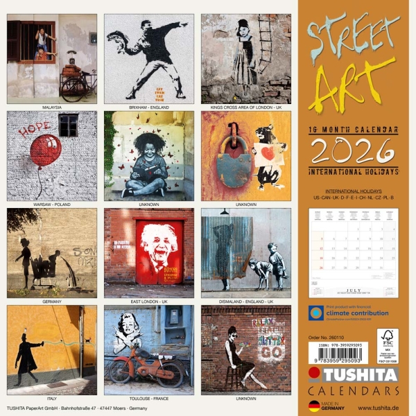 Kalender 2026Street Art