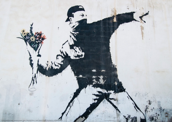 Poster - Banksy: Flower Thrower