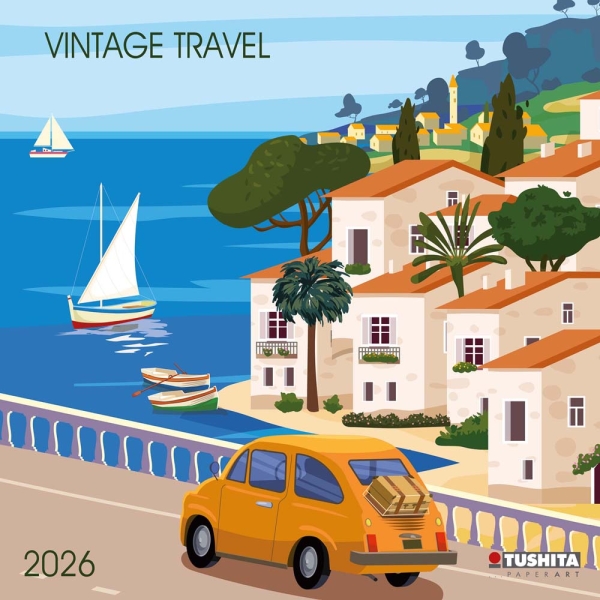 Kalender 2026Vintage Travel(Vorverkauf)