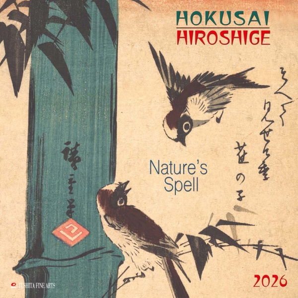 Kalender 2026Hokusai/Hiroshige - Natures Spell