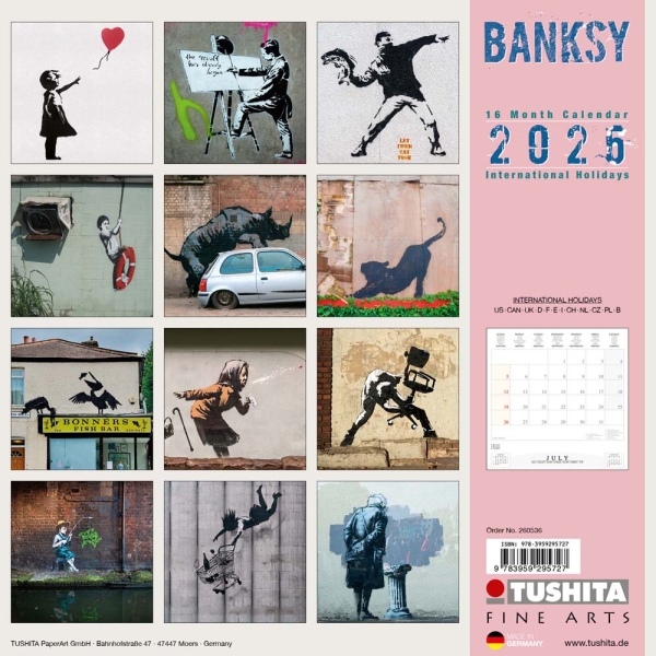 Kalender 2026Banksy(Vorverkauf)