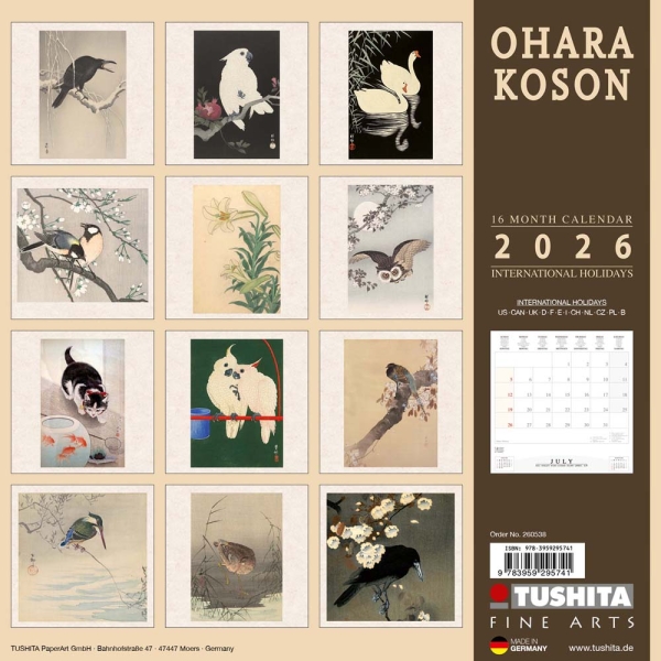 Kalender 2026Ohara Koson(Vorverkauf)