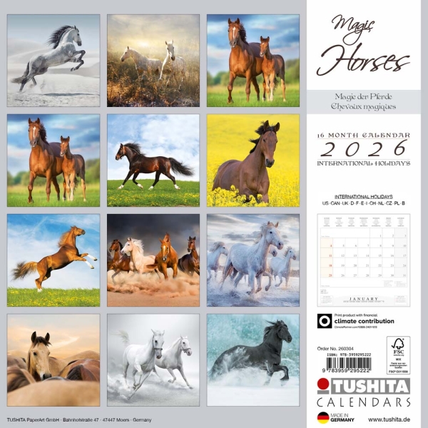 Kalender 2026Magic Horses(Vorverkauf)