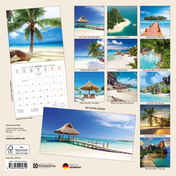 Kalender 2026Trauminseln