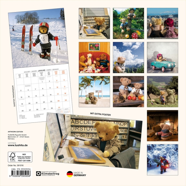 Kalender 2026Teddys