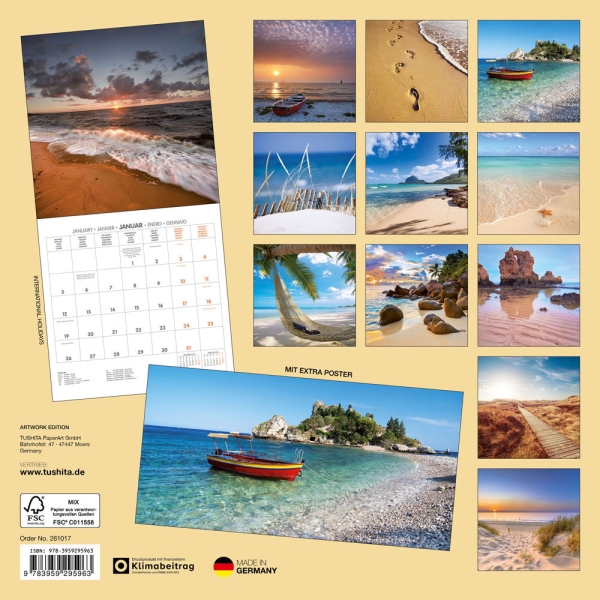 Kalender 2026Strand und Meer