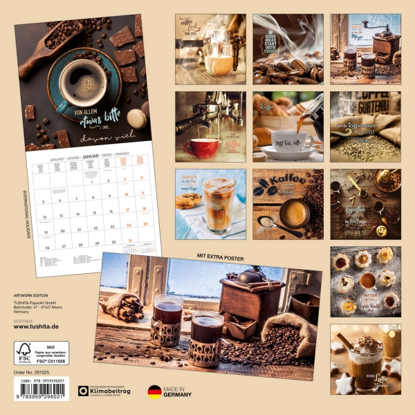 Kalender 2026Kaffee